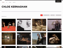 Tablet Screenshot of chloekernaghan.com